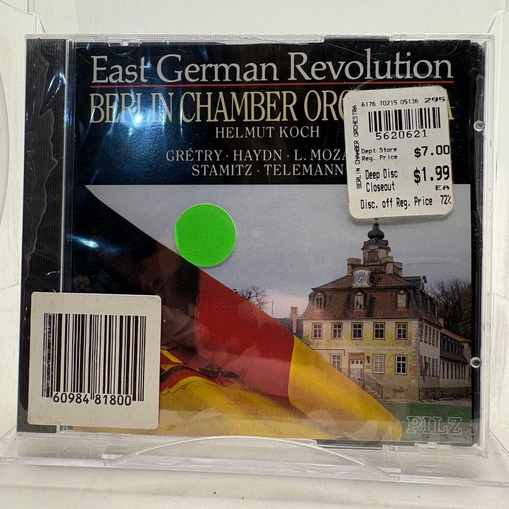 East German Revolution Berlin Chamber Orchestra Helmut Koch CD Pilz 44 2079-2